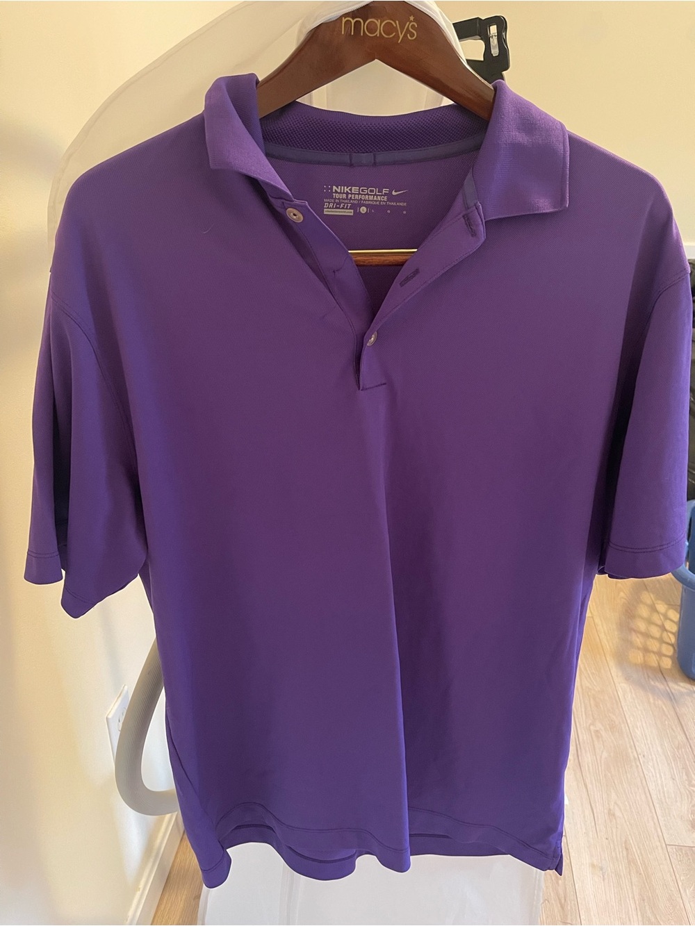 Nike Golf Purple Dri-FIT Polo Shirt